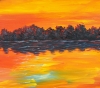 Romantic Evening Lake XL 3