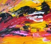 Yellow Red Abstraction XXL 6