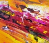 Yellow Red Abstraction XXL 6
