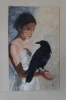 Woman and Black Raven 