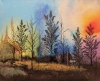 Glow Landscape Canvas Painting