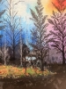 Glow Landscape Canvas Painting