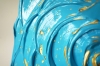 Little Blue Rose with a Touch of Gold III. 