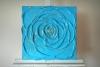 Little Blue Rose with a Touch of Gold III. 