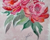 Silvered peonies.