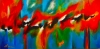 Diem red, Carpe Diem, Size of day ... Acrylic on canvas, 24x48 inch, SKU 1095