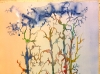Quartet 2, 12x18 inch, Watercolors on cold press paper SKU 4057 