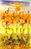 The six degrees of separation, 12x18 inch, watercolors on cold press paper SKU 4058