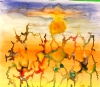 The six degrees of separation, 12x18 inch, watercolors on cold press paper SKU 4058