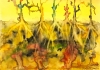 The six degrees of separation, 12x18 inch, watercolors on cold press paper SKU 4058