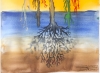 Seasons Vivaldi 1, watercolor on cold press paper, 12x18 inch, SKU 4063  