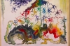 The rainbow tree, 15x22 inch, watercolors on cold press paper SKU 4074