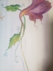 The exotic Burgundy flower, 15x22 inch, water colors SKU 4076 