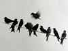 Swallows on a Wire (framed)