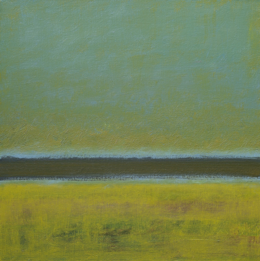 Mist On The Hill - Abstract Landscape