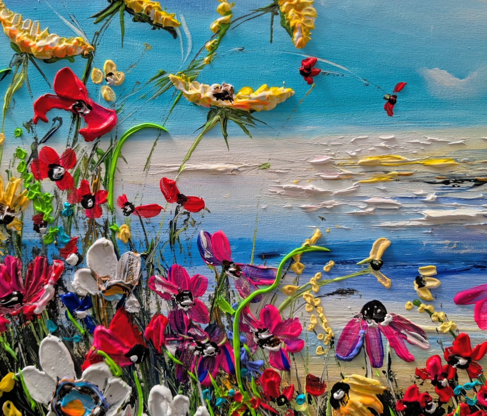 Bank of flowers 