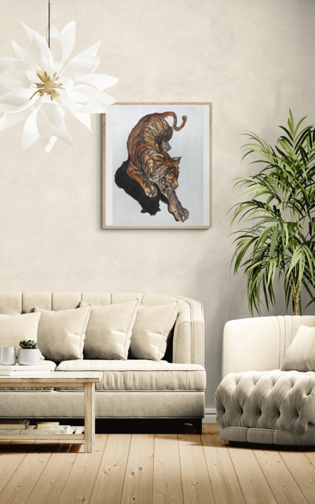 \"Tiger - Golden Stretch\"