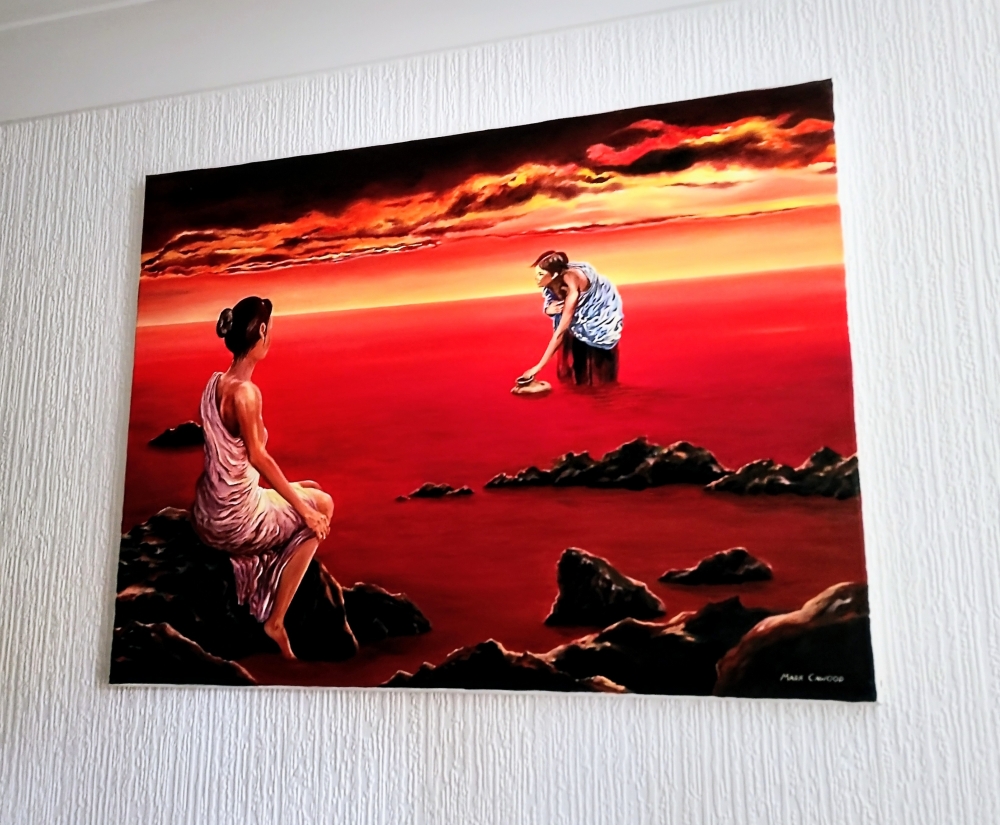 Scarlet Evening in Summer