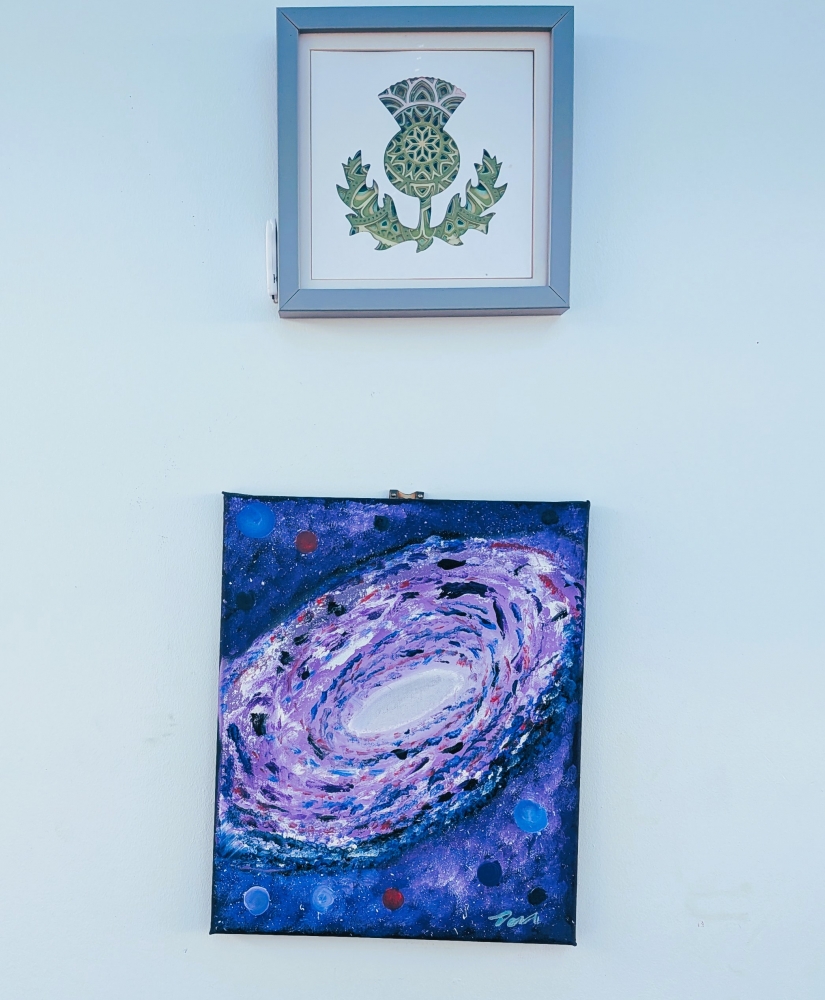 Outerspace Umbrella Galaxy 