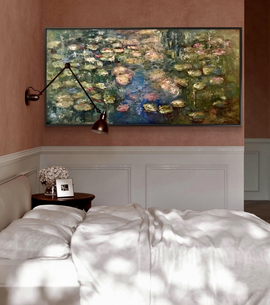 Water Field - Original Oil Painting | 60 × 120 cm