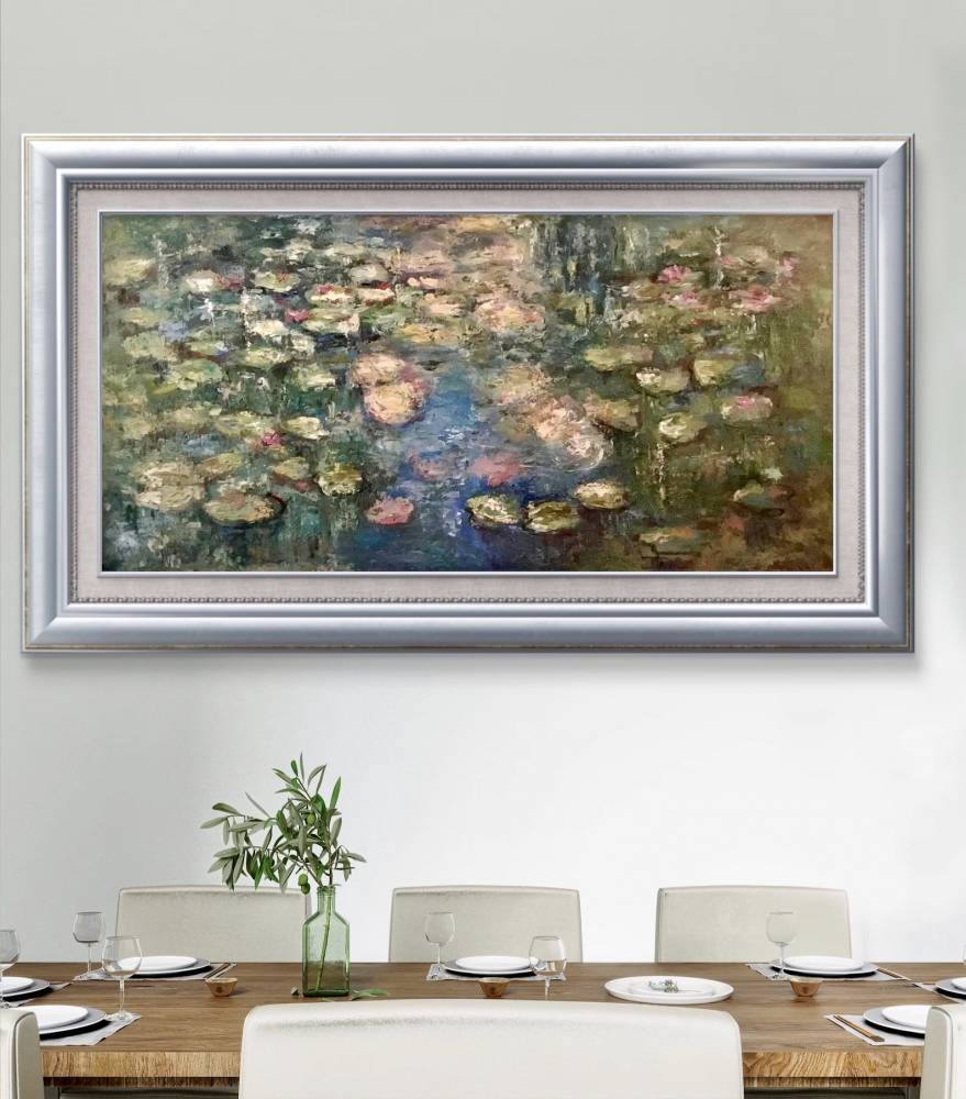 Water Field - Original Oil Painting | 60 × 120 cm