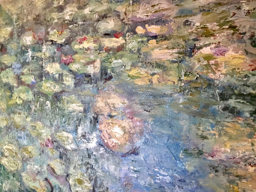 Water Field - Original Oil Painting | 60 × 120 cm