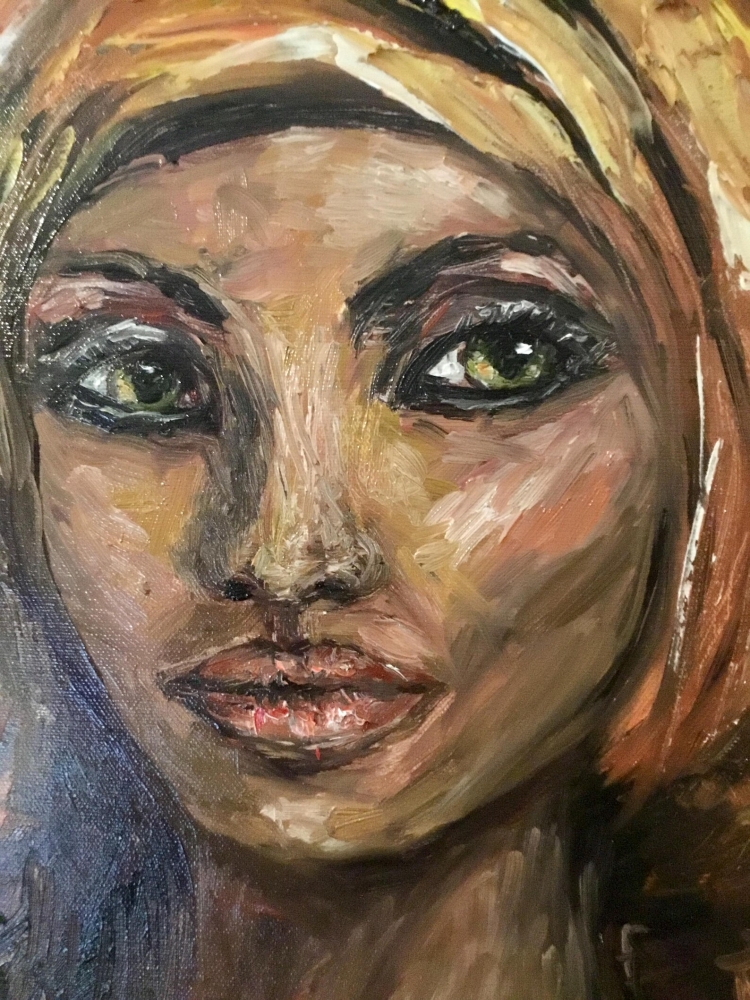 The Woman Who Reigns Original Oil Painting | 50 × 70 cm