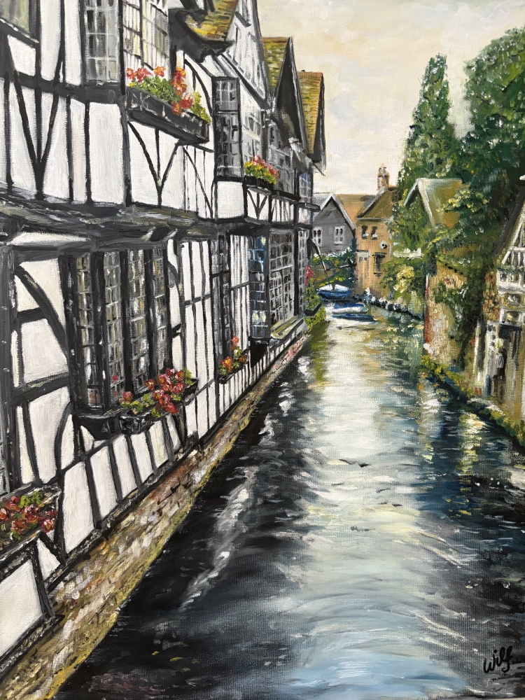 View of the River Stour Canterbury Kent