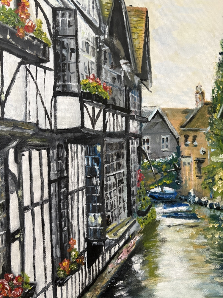 View of the River Stour Canterbury Kent