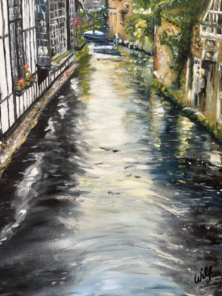 View of the River Stour Canterbury Kent