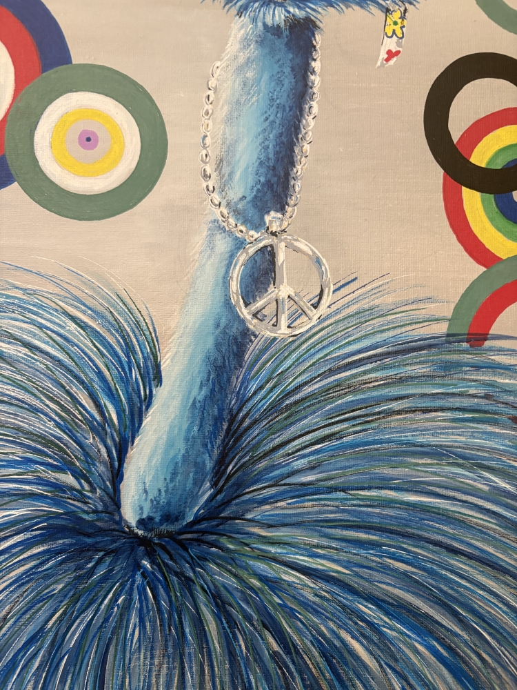 Sixties Hippy Chick Emu