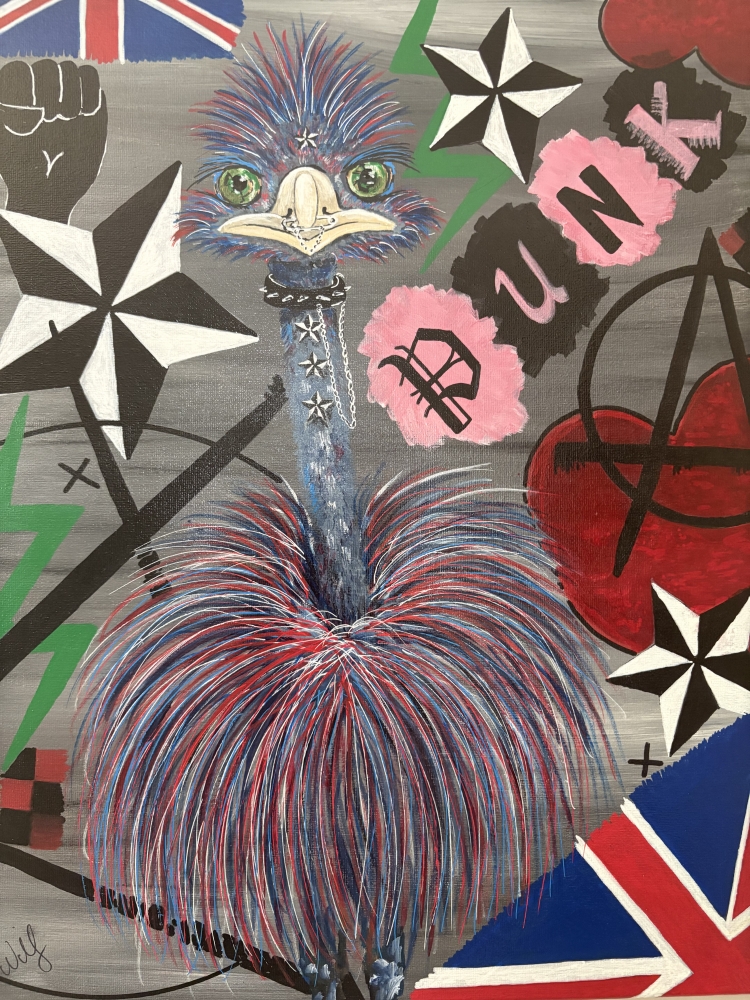 Punk Rocker Emu