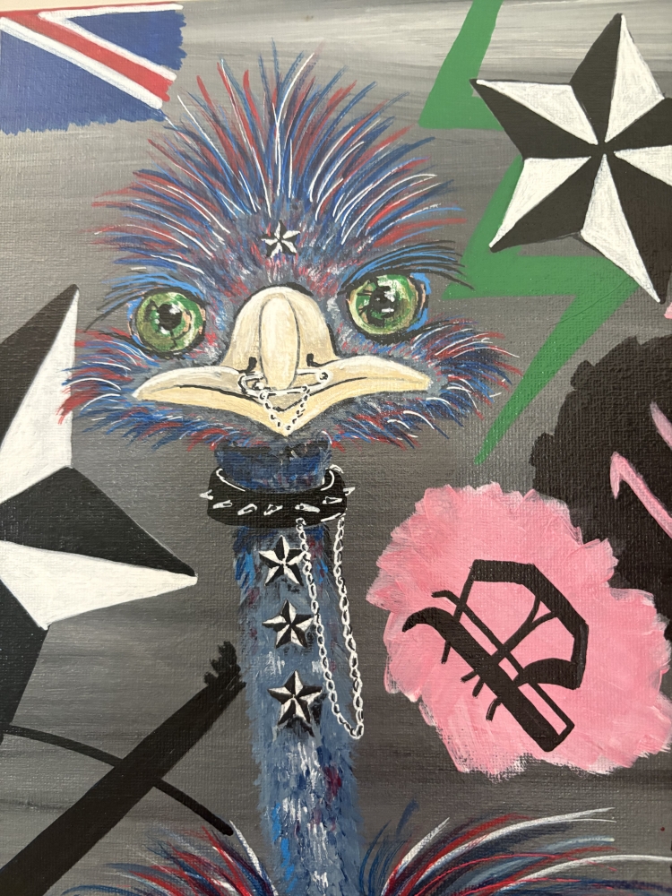 Punk Rocker Emu