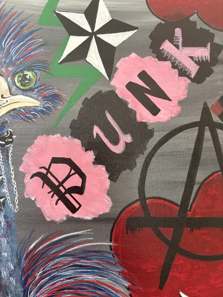 Punk Rocker Emu