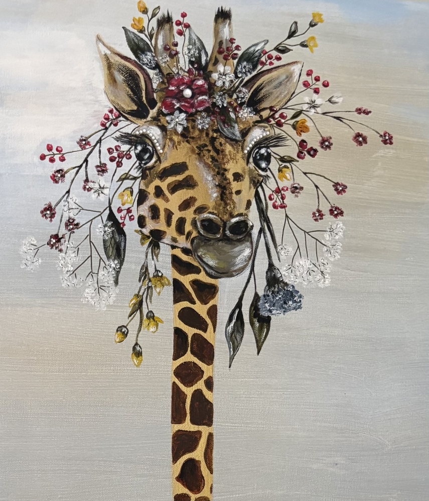 Floral Giraffe 