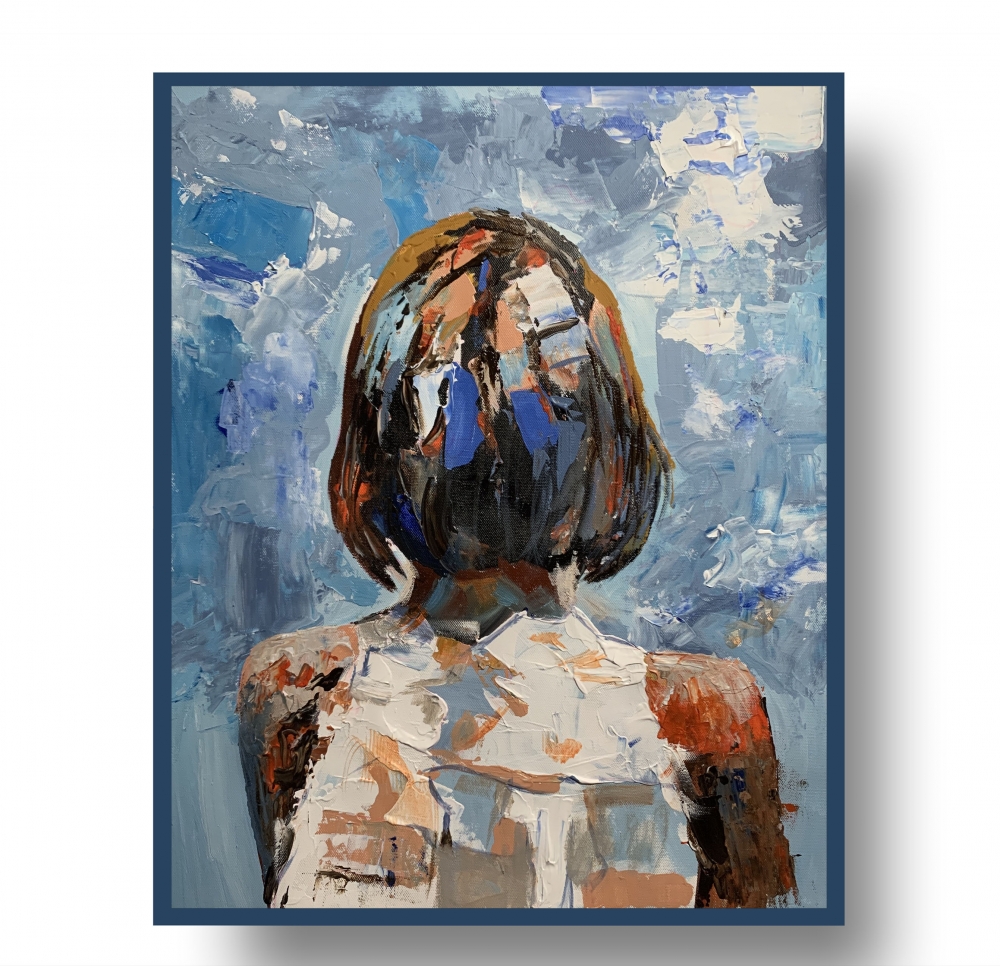 Solitude. Woman Portrait.