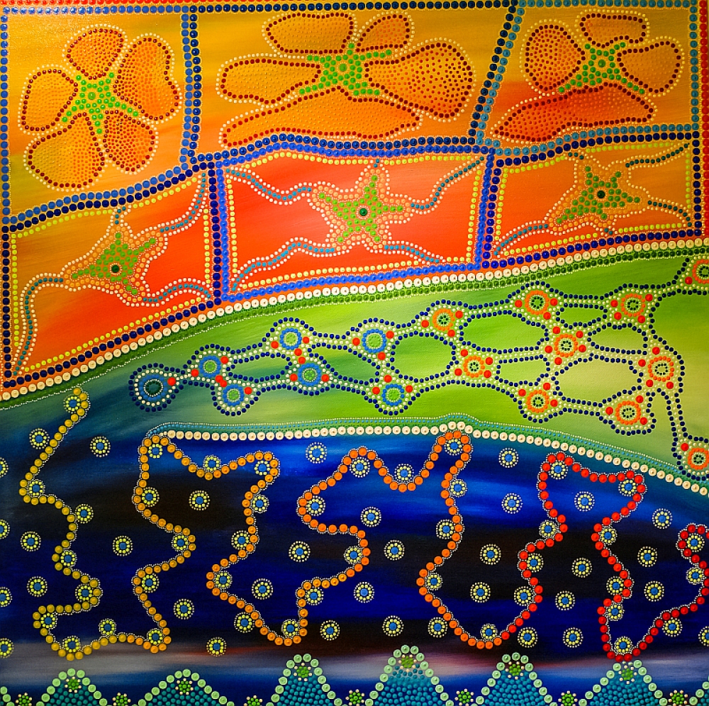 SOLD SOLD SOLD - Modern Rainbow 