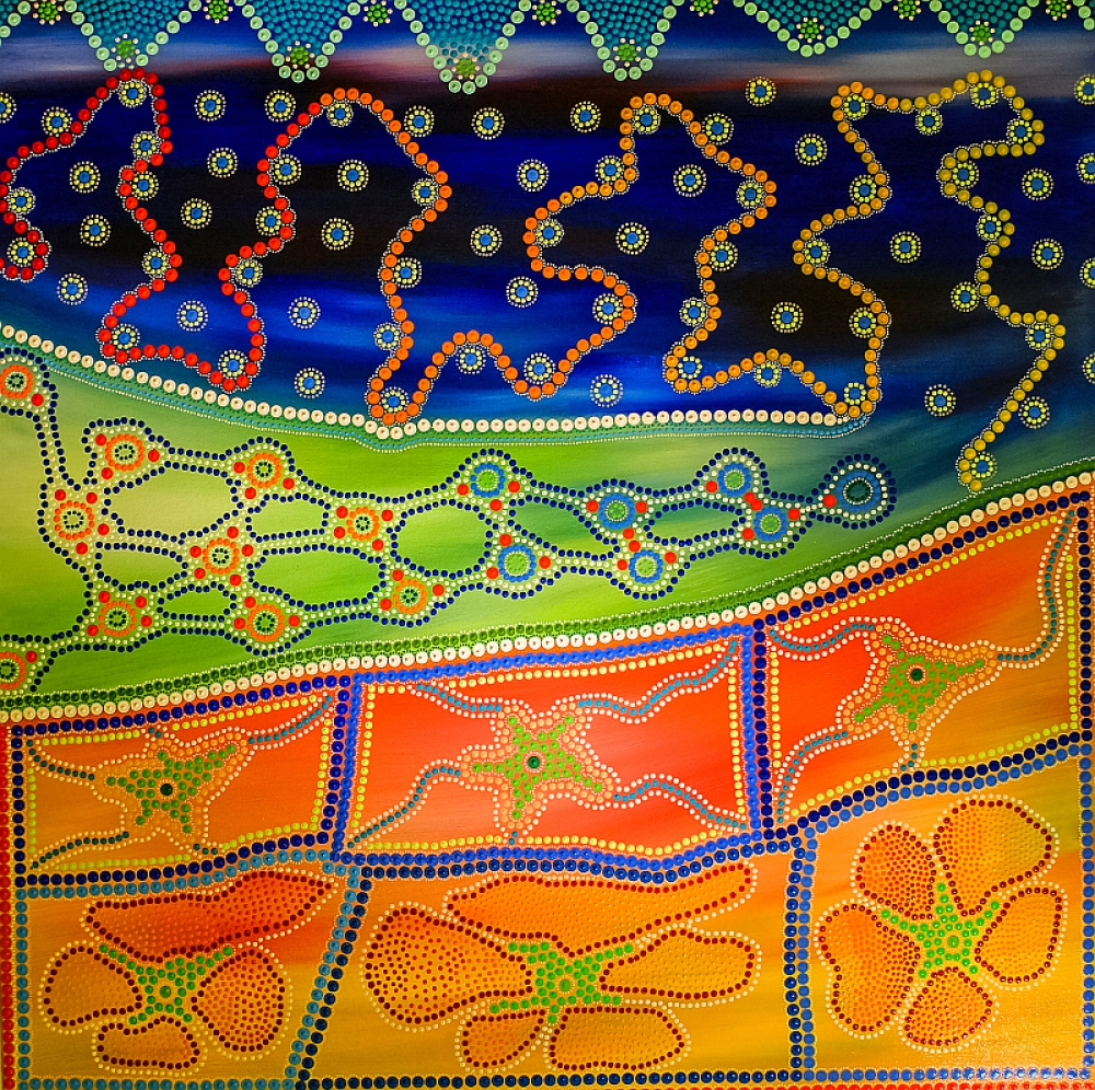 SOLD SOLD SOLD - Modern Rainbow 
