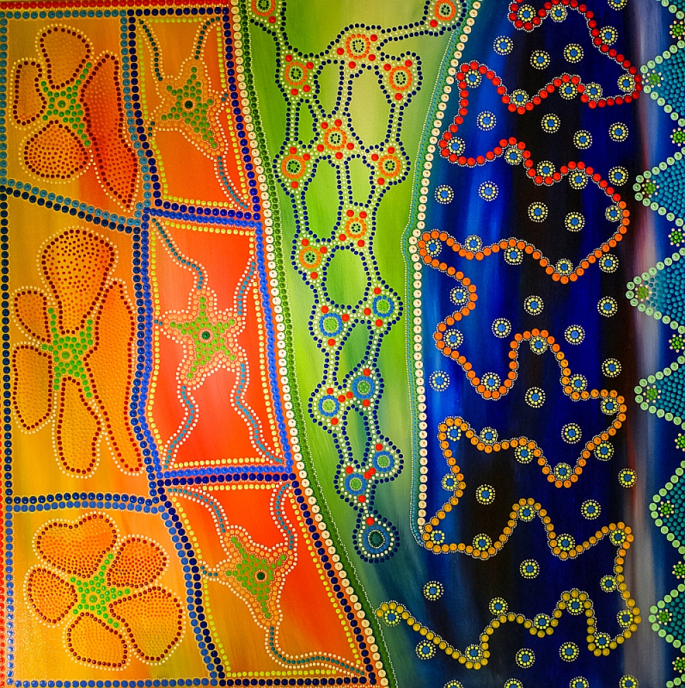 SOLD SOLD SOLD - Modern Rainbow 