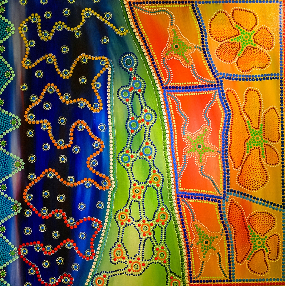 SOLD SOLD SOLD - Modern Rainbow 