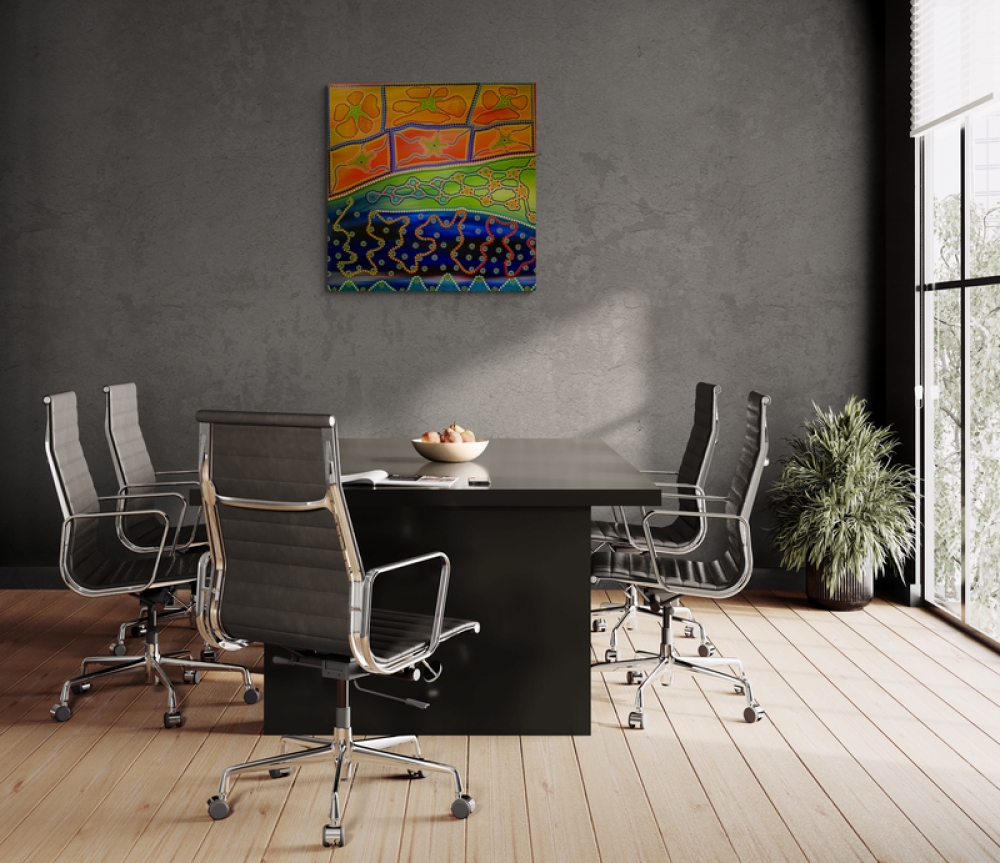 SOLD SOLD SOLD - Modern Rainbow 