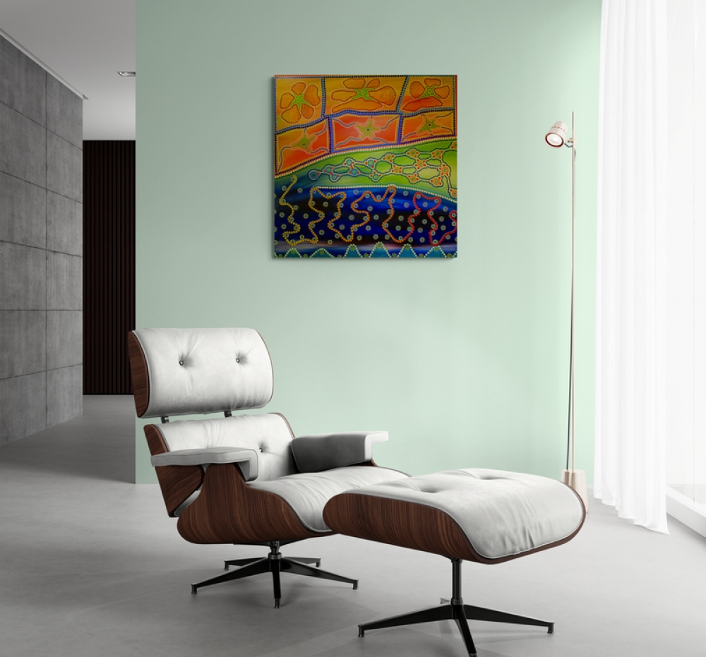 SOLD SOLD SOLD - Modern Rainbow 