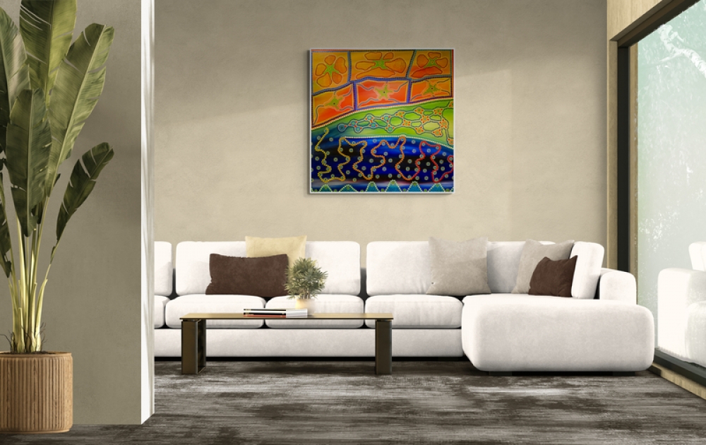SOLD SOLD SOLD - Modern Rainbow 