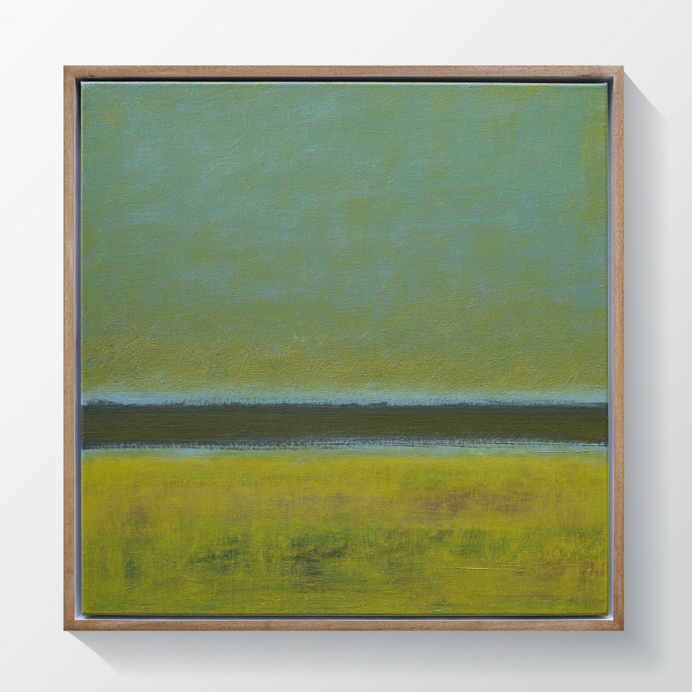 Mist On The Hill - Abstract Landscape