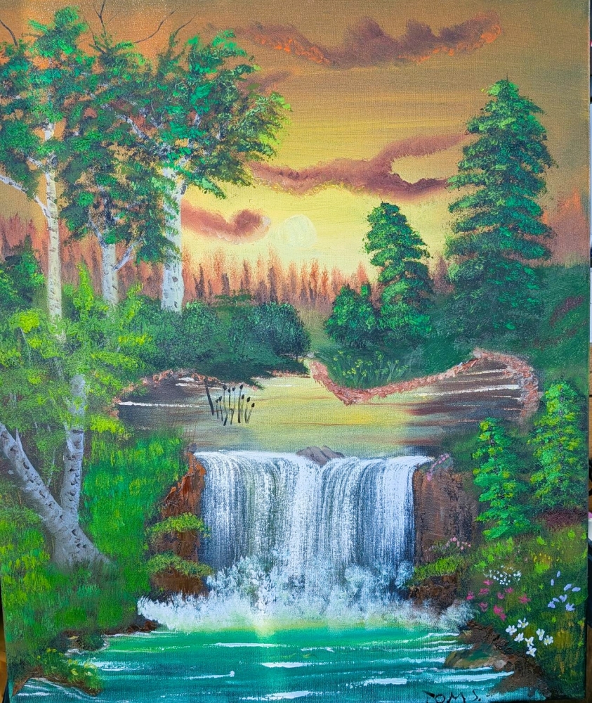 Woodland Glow Falls