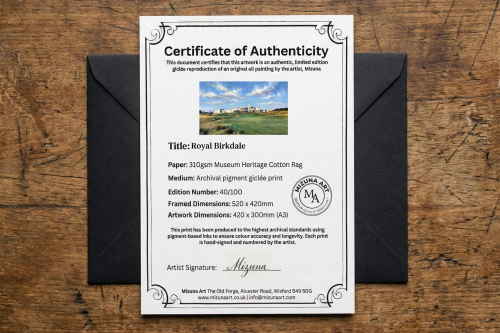 Royal Birkdale GC – Limited Edition Framed Giclée Print
