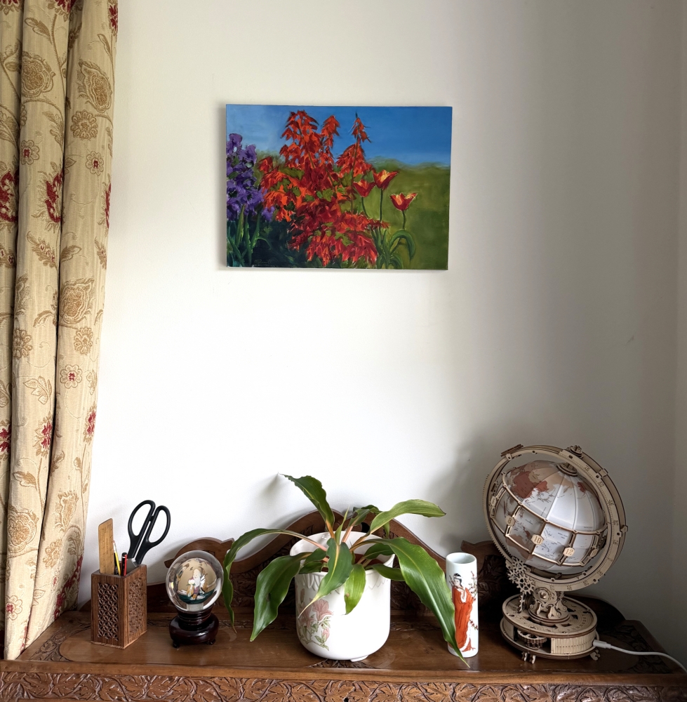 Red Acer in the Sunshine