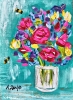Vase of roses 
