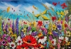 Flowers by the shore