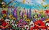 Flowers by the shore